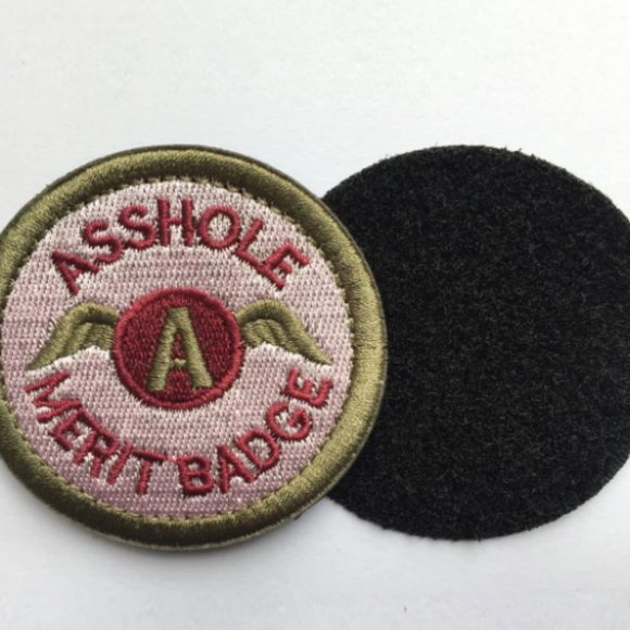 FLAPI 3 pcz As**ole Merit Tactical Funny Patch - Picture 4 of 4